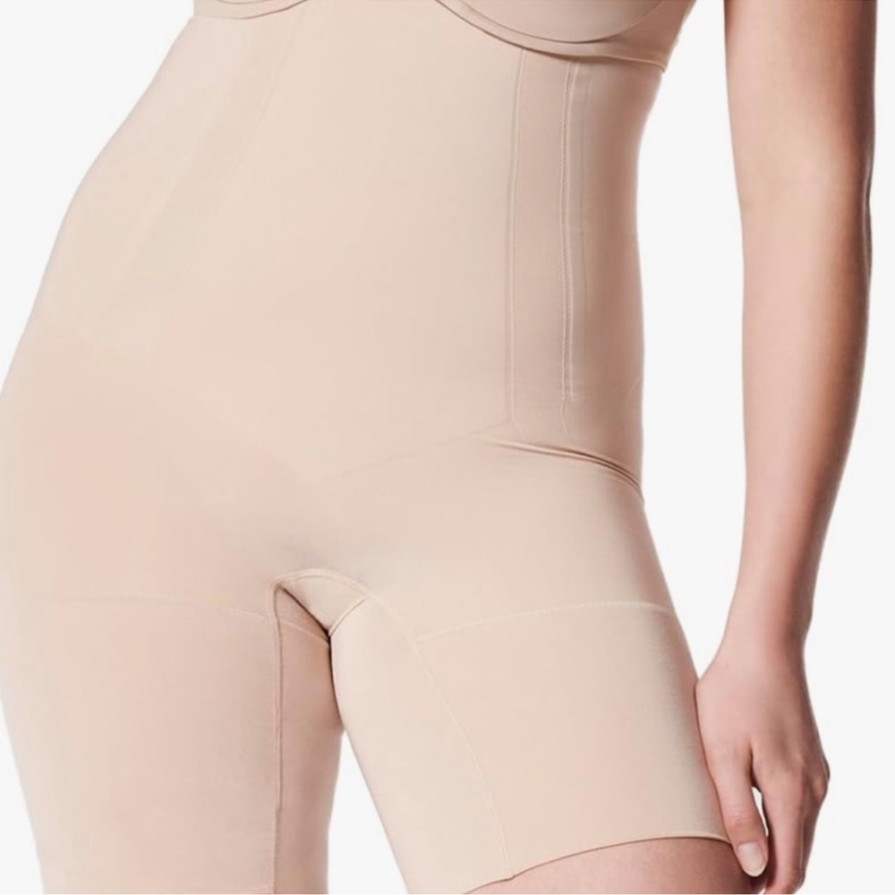 NWT SPANX High-waisted Mid-thigh Short Shape Wear Soft Nude Size 2X